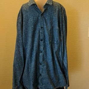 2/$20 Mens Hilfiger Paisley Lng Sleeve Dress Shirt